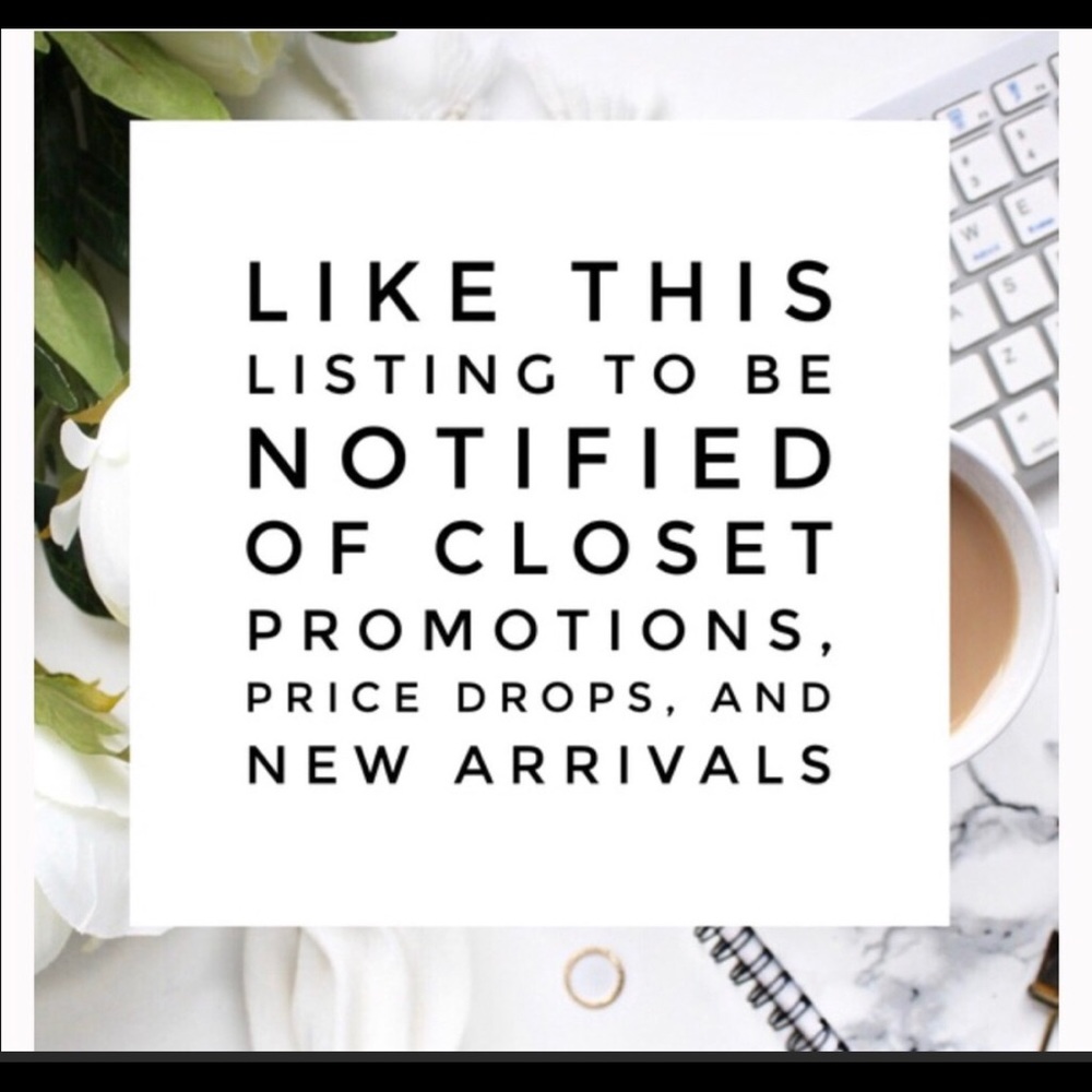 ❤️Stay up to date on my closet ❤️